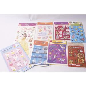 Vintage Sticker Sheet Lot Disney Hello Kitty SpongeBob Gwenevere ~260324-WH 1000